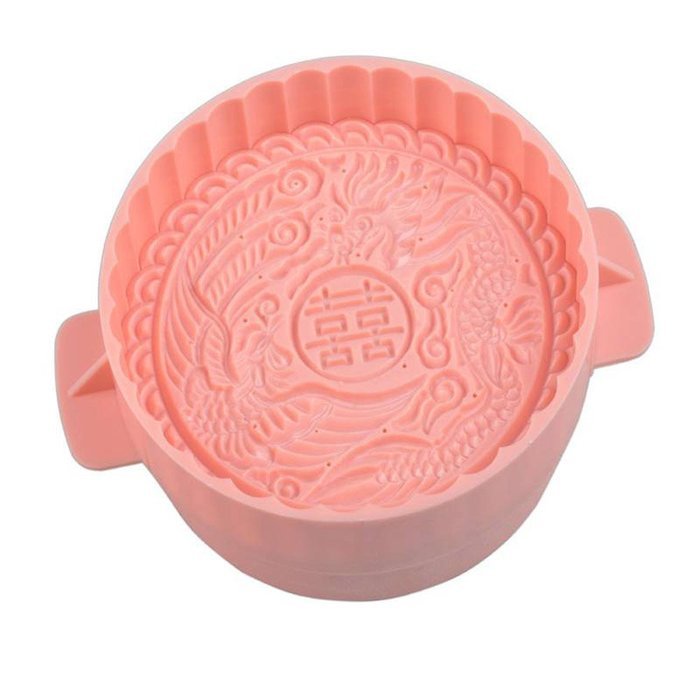 Moon Cake Mold, Resizable Plastic Manual Moon Cake Mold 1Kg