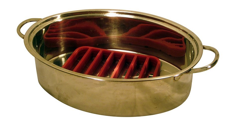 Easy Made Kitchen Silicone Roasting Rack Set, 2 Racks Per Package