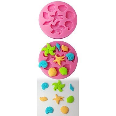 Sher FOUR-C Silicone Mould Cupcake Top Mold Cake Design Supplies Color Pink