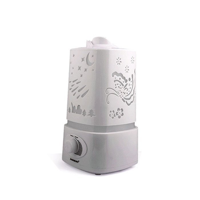 Explosion models butterfly creative humidifier aromatherapy machine ultrasonic humidifier mini home office (Pink)