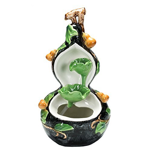 FEI&S Ceramic fountain water humidifier home decor furnished with antique ornaments #13