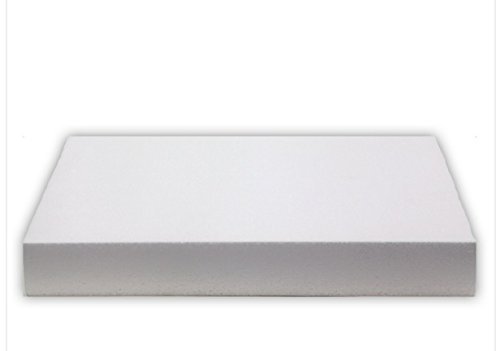 Oasis Supply 747504 Dummy Half Sheet Cake, 12" x 18" x 4", White