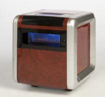 American Comfort R4 1500W 9000BTU Heater Air Purifier Adjustable PTC Ceramic Infrared Woodgrain