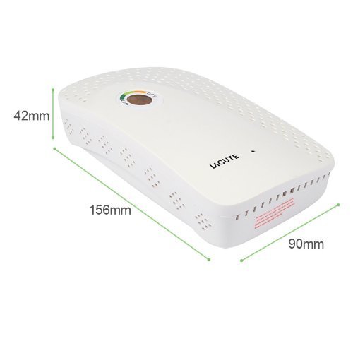 LAGUTE Adenium Renewable Wireless Mini Dehumidifier, Absorbs Moisture, Max 500 cubic ft. Area, No Batteries or... N13