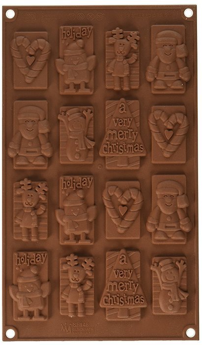 Silikomart Silicone Easy Chocolate Mold, Assorted, Robots