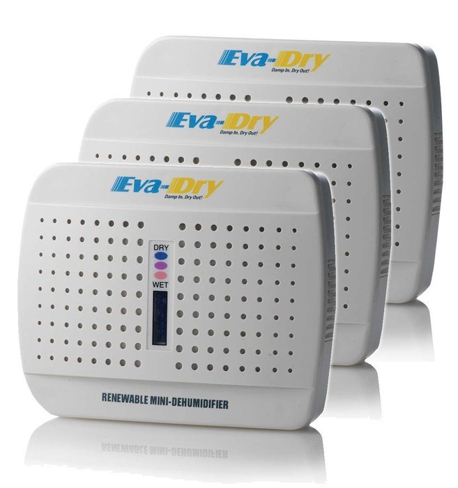Eva-Dry EDV300 Mini-Dehumidifier - 3 Pack-
