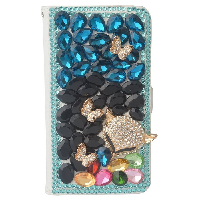 LG V10 Case Yaheeda [Stand Feature] Bling Sparkle Crystal Wallet Case [Diamond Jewel] Premium [Bling Luxury] PU... N44