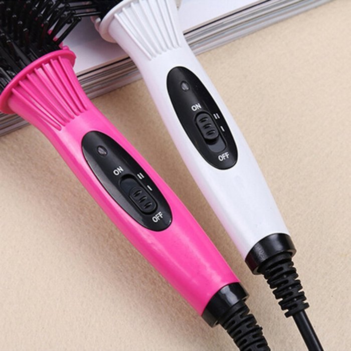 Yaheeda 2 in 1 Ceramic Hair Curler Hot Air Brush Straightener Rollers Comb Curling Iron Straightening Iron Styling... N7