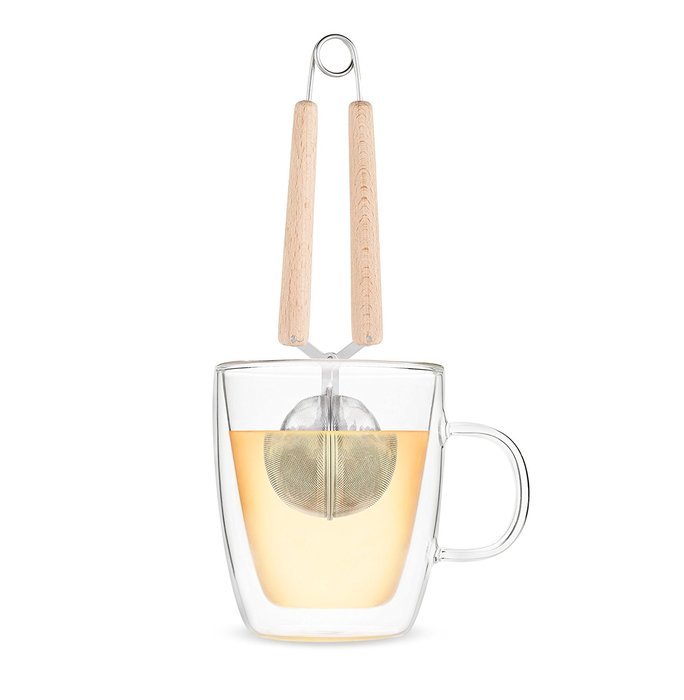 Wood Handled Simple Tea Infuser by Pinky Up