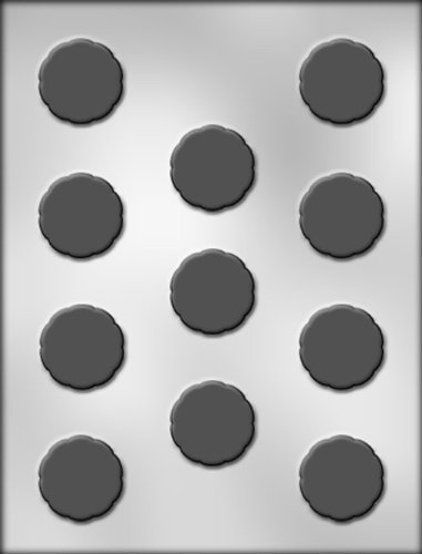 CK Products 1-3/8" Scalloped Circle Choc Mold