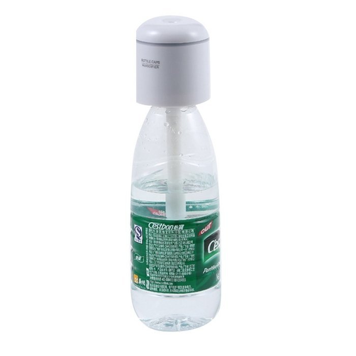 "JackS" Bright Color Cute Bottle Caps Humidifier (Pink KM-USB-CH-03) N13