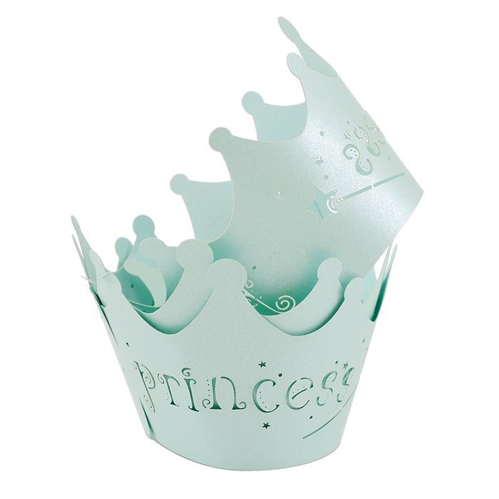 Aiyaya Filigree Artistic Muffin Case Cupcake Paper Cup Liners Little Vine Lace Laser Cupcake Wrappers for Wedding... N3
