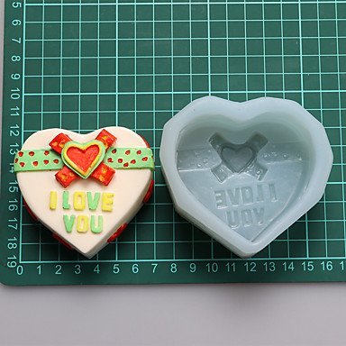 Y&XL&H LOVE Heart Chocolate Silicone Molds,Cake Molds,Soap Molds,Decoration Tools Bakeware