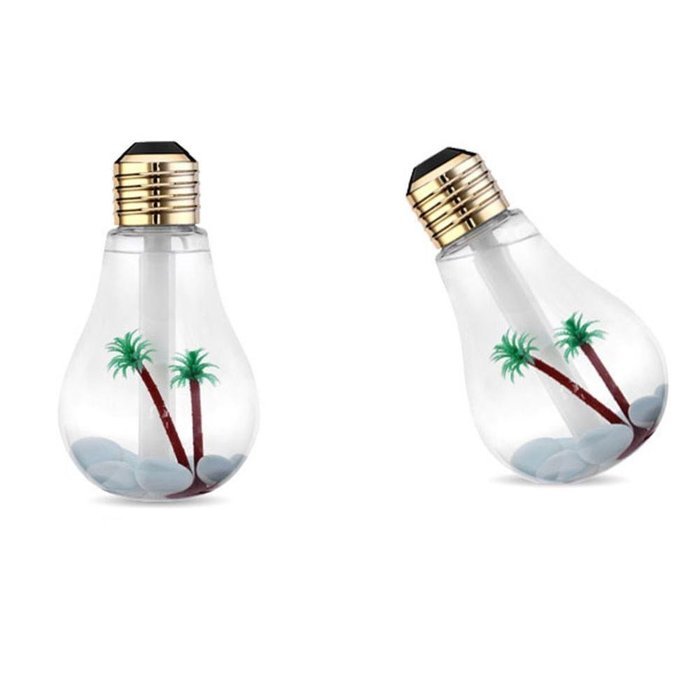 DZT1968 Lamp Humidifier Home Aroma LED Humidifier Air Diffuser Purifier Atomizer (Gold) N3