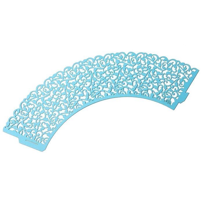 UNIQLED Filigree Artistic Bake Cake Paper Cups Little Vine Lace Laser Cut Liner Cupcake Wrappers Baking Cup Muffin... N4
