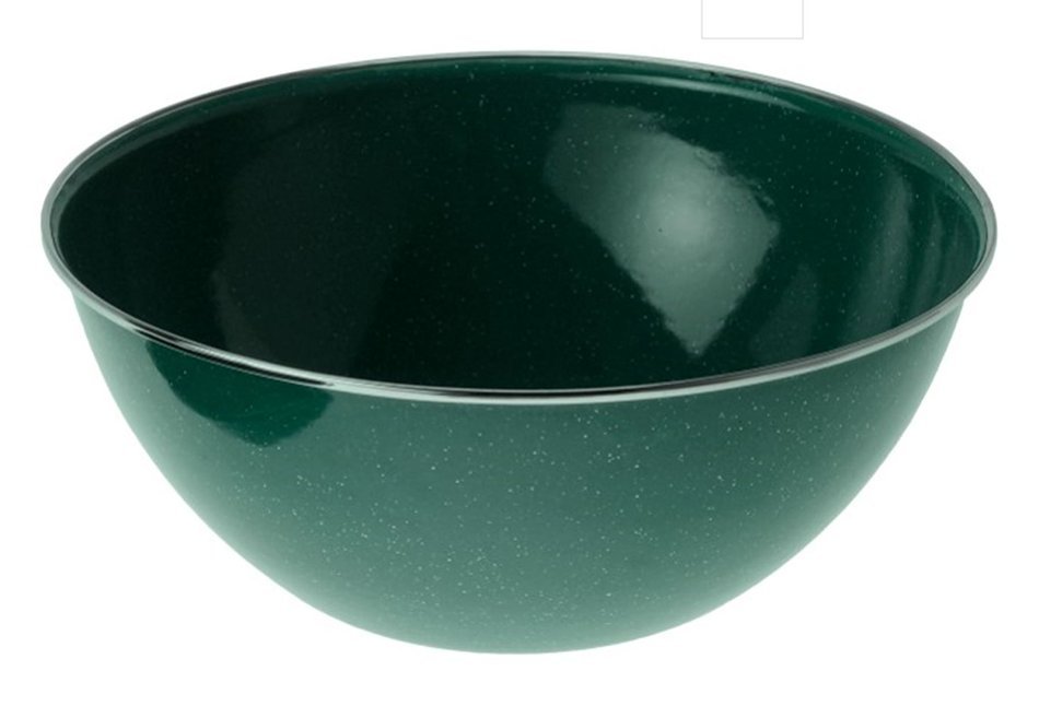 GSI Outdoors Green Stainless Steel Rim 9.5" Mixing Bowl