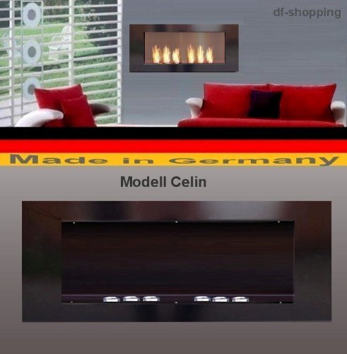 Bio- Ethanol and Fire Gel Fireplace Model Celin - Choose from 6 colors (Anthracite) N5