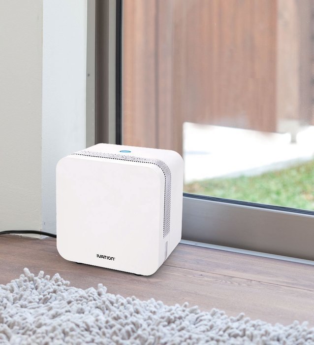 Ivation ERSDM18 Mini Dehumidifier with Both Peltier & Exclusive ERS Technologies for Power Efficiency & Better... N5