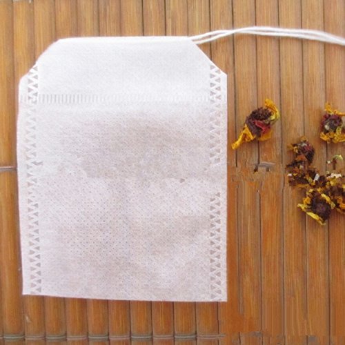 100pcs/lot Tea Bags 8x10cm Empty Tea Bags With String