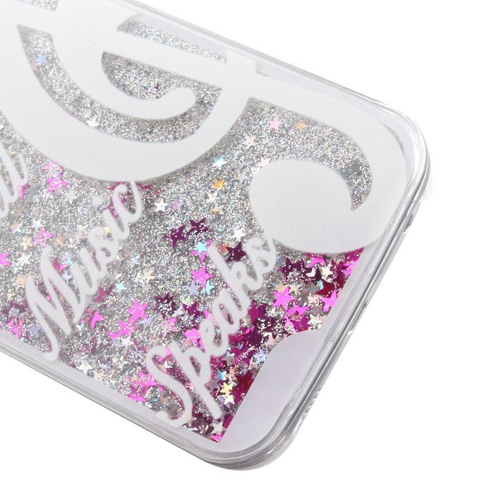 S6 Case,Galaxy S6 Case,PHEZEN Galaxy S6 Bling Case,[Crystal Clear] Creative Design 3D Funny Flowing Bling Glitter... N13