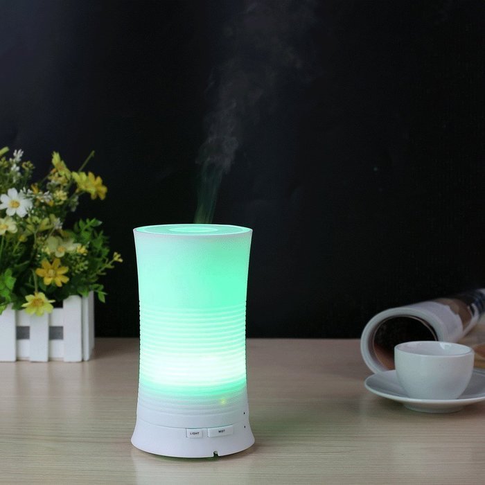 Deckey Aroma Diffuser Ultrasonic Humidifier Essential Oil Two Modes of Cool Mist 7 Color Changing Auto Off For... N8