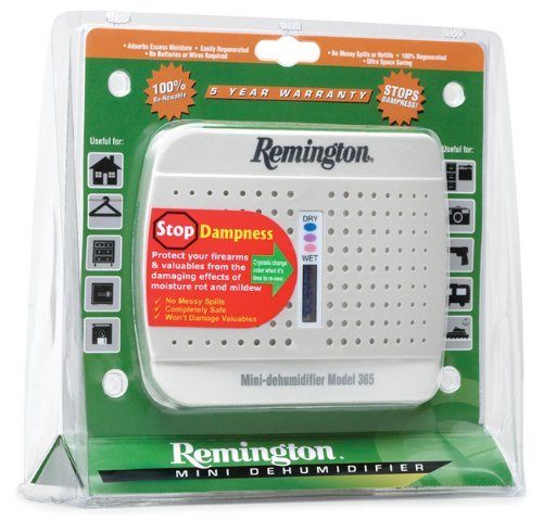Remington Model 365 Mini Dehumidifier Compact Unit Attracts Holds Moistur Water Crystal