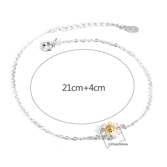 Morenitor[TM] Jewelry Earrings Stud 18k Gold-plated 100% 925 Sterling Silver Daisy Flower Stud Earring. N12