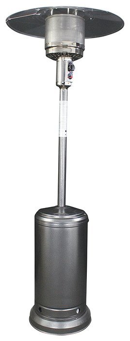 HomComfort HCPHAS Antique Silver Round Mushroom Style Patio Heater