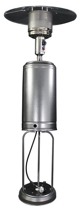 HomComfort HCPHAS Antique Silver Round Mushroom Style Patio Heater N2