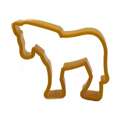 Sher 12PCS Plastic Animal Cookie Cutter Baking Tools Pastry DIY Biscuit Cookie Mold Bear Lion N2