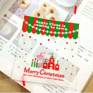 100 PCS Lovely Cute Bowknot OPP Self Adhesive Cookie Bakery Candy Biscuit Roasting Treat Gift DIY Plastic Bag... N14