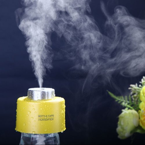 Sun-rain Usb Cute Mini Bottle Caps Humidifier Ultrasonic Air Mist for Bed Room.live Room.office Air Purify Color... N5