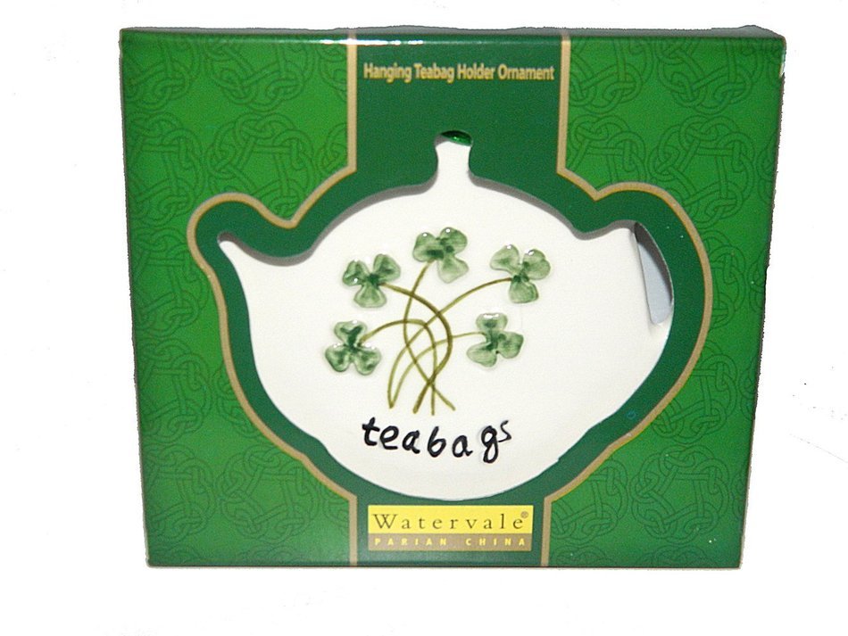 Watervale Tea Bag Holder With Shamrocks