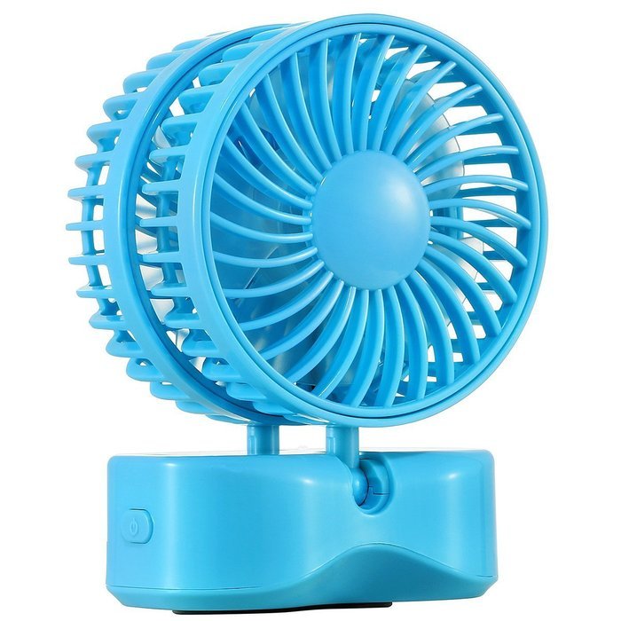 ECEEN Mini Personal Couples Fan Handheld Folding 350 Degree Rotating Dual Head Fan Portable Powered by Battery... N5