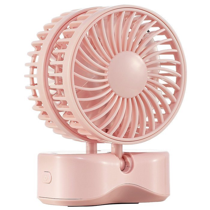 ECEEN Mini Personal Couples Fan Handheld Folding 350 Degree Rotating Dual Head Fan Portable Powered by Battery... N8