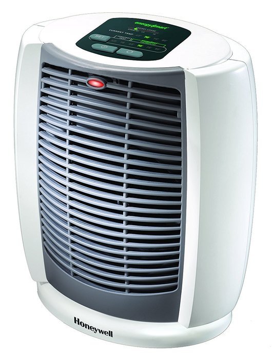Honeywell HZ-7300 Deluxe Energy Smart Cool Touch Heater, Black N3