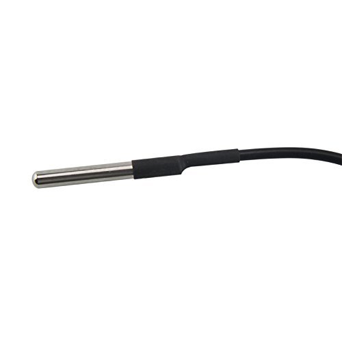 Glamorway Practical DS18b20 1M Waterproof Digital Temperature Temp Sensor Probe (5pcs) N3