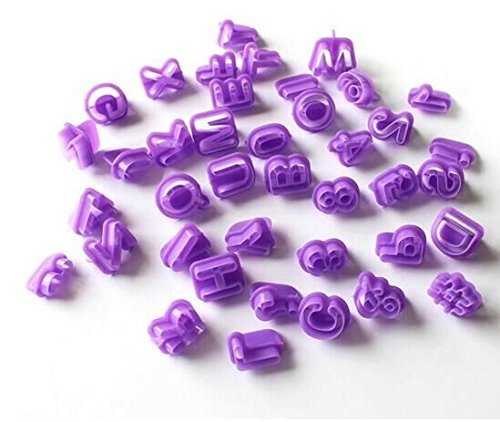 Drhob 1Set(40Pcs) Alphabet Letter Cookie Cutters Cake Decorating Molds Sugarcraft Chocolate Moulds Baking Accessories