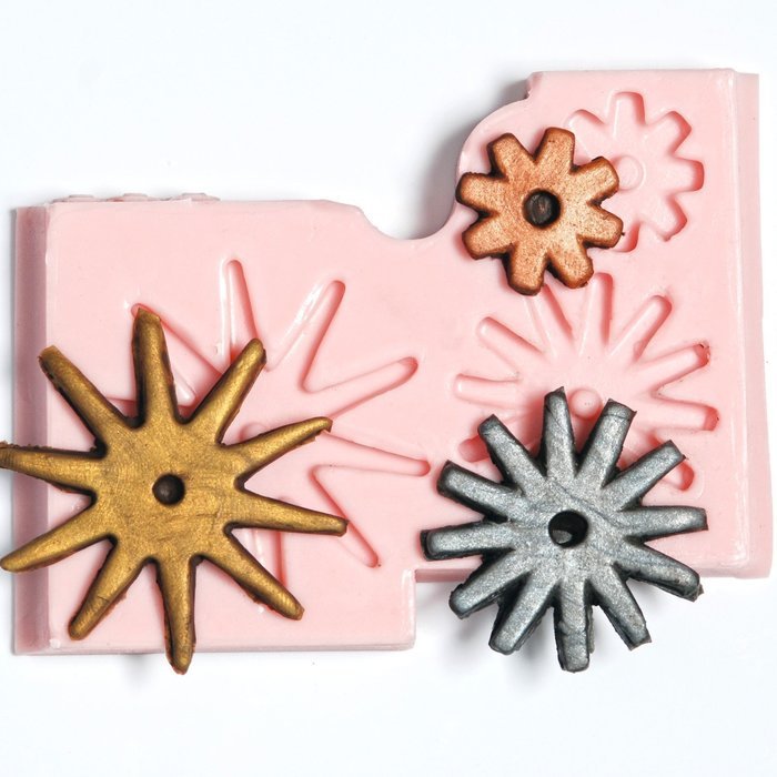 Spur Rowel Silicone Mold Easy To Use Flexible Silicone Food Safe Fondant, Chocolate, Candy, Resin, Polymer Clay... N3