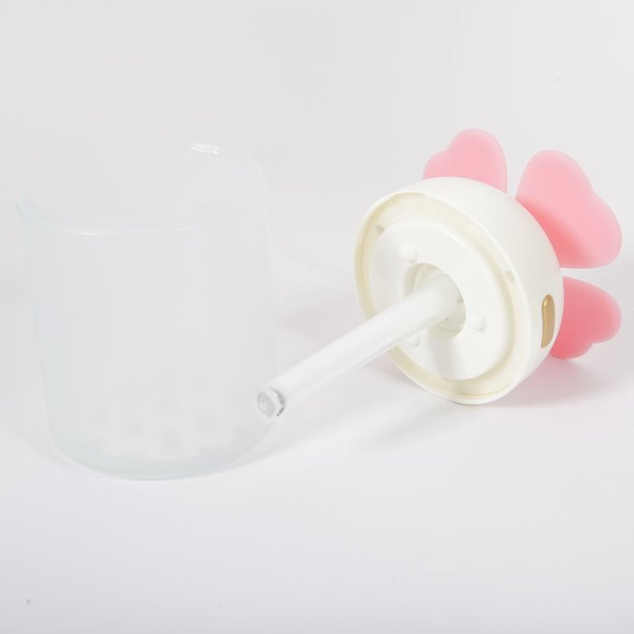 FCH 180mL 2W Dual-purpose Four-leaf Clover Shape Colorful Light Night Lamp Humidifier N8