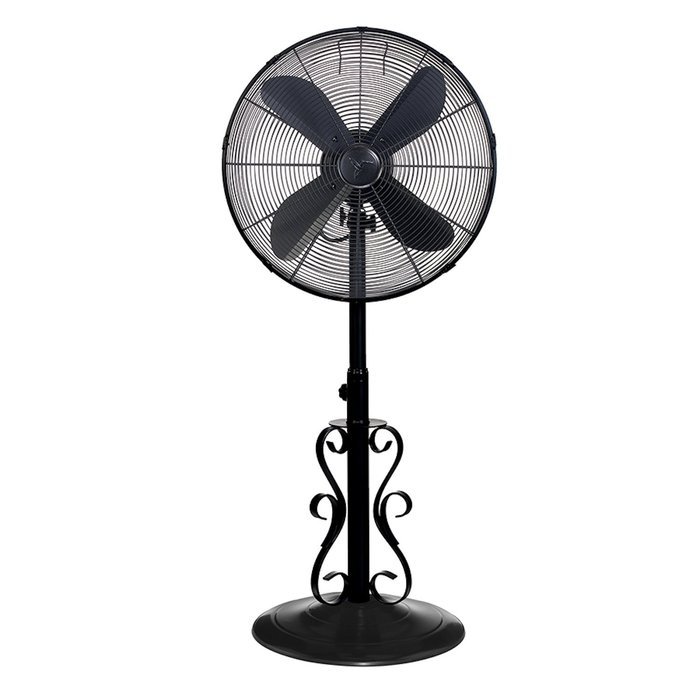 Indoor and Outdoor 18" Standing Pedestal Fan - Beautiful Style Keeps You Cool All Year Round (Aspen) N2