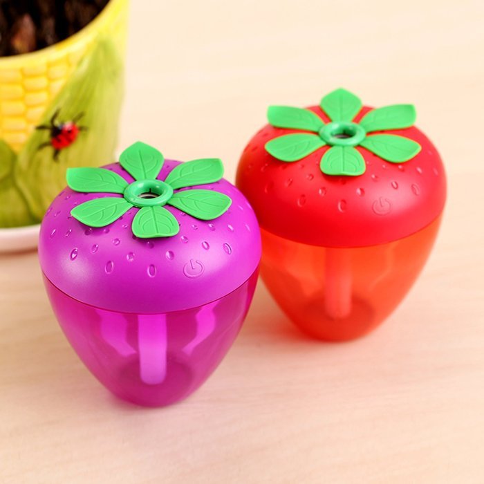 UnitedPlug 180ml Electric USB Mini Portable Travel Home Office Ultrasonic Air Cool Mist Humidifier strawberry N13