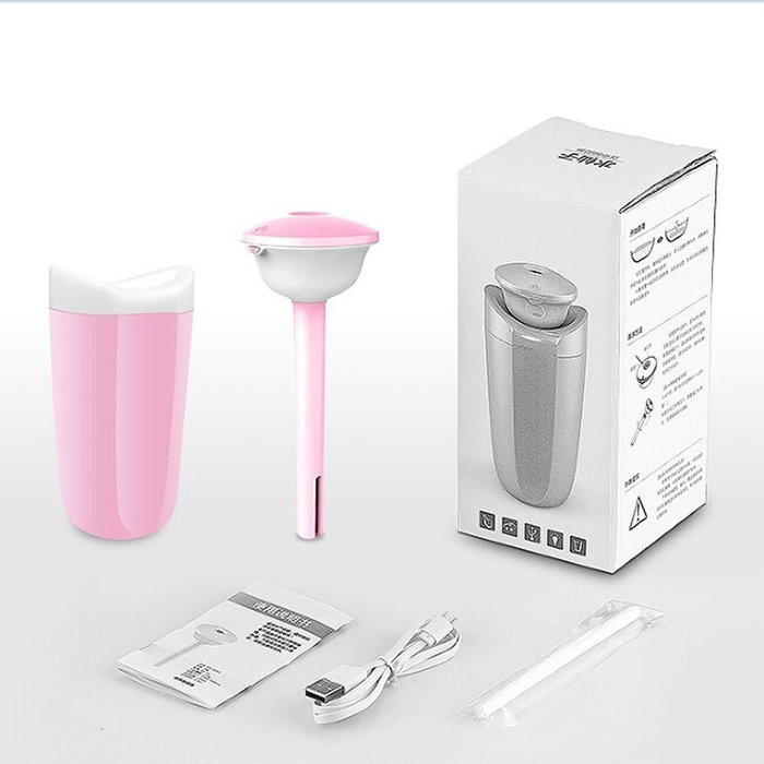 Eazzzy Portable Mini Car Air Humidifiers 250ML with Function Waterless Automatic Shut-Off, LED Lighting for Baby... N9