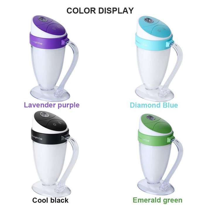 Putars Cool Mist Personal Humidifier-Portable Mini Travel Tabletop Humidifier-USB Rechargeable Ultrasonic with... N23