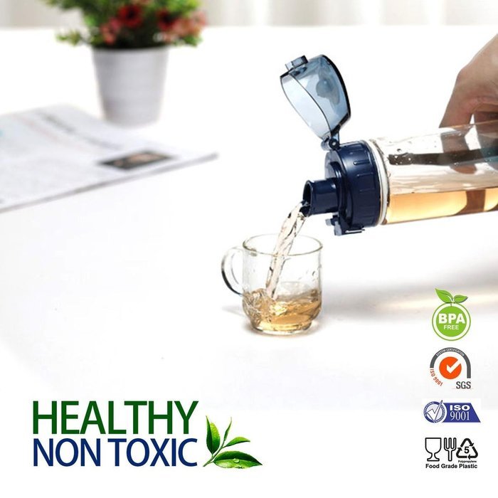 Day Tea Bottle | Heavy Duty 17 Oz Bottle with Loose Leaf Tea and Dark Blue Fruit Infuser Design | Premium Environmental... N2