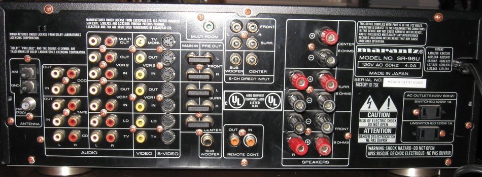 Marantz Audio/Video Receiver SR-96 N2