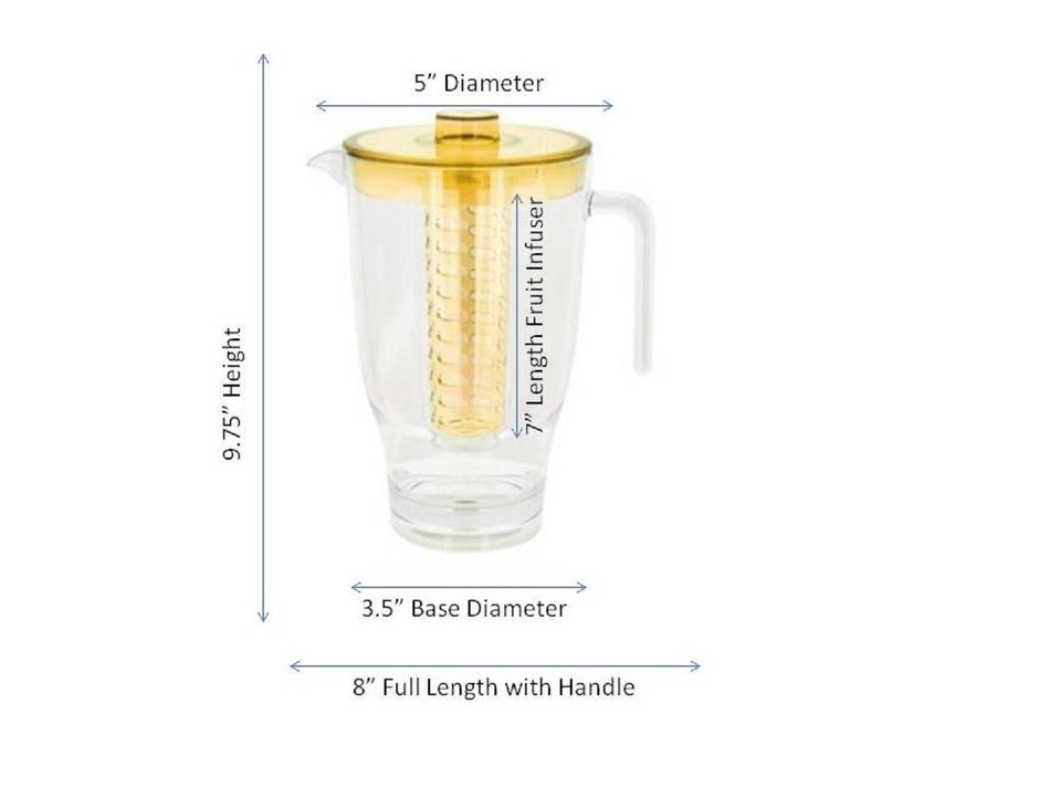 Useful UH-FP150 Fruit Infusion Pitcher With Bonus Ice Tube N2