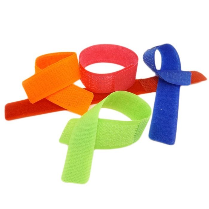Dahlonega 10 PCS Colorful Reusable Velcro Cable Ties With Special Design To Keep Different Cords Well Organized...