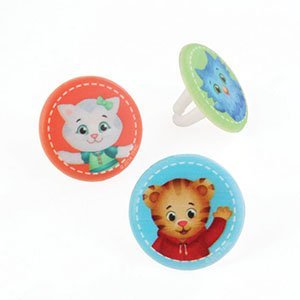 Daniel Tiger Cupcake Rings - 12 count
