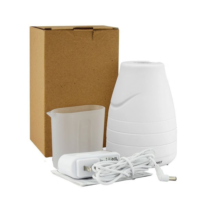 Global-store Essential Oil Diffuser Humidifier 100ml Aroma Ultrasonic Diffuser Cool Mist Humidifier for Home,... N2